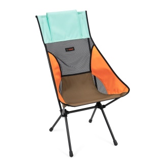 Helinox Campingstuhl Sunset Chair (hohe Rückenlehne, neue verstellbare Kopfstütze) mintgrün/multiblock